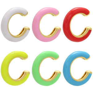 Enamel Coated Ear Cuffs