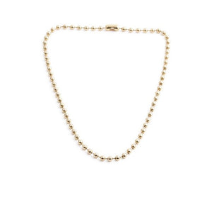 Golden Ball Bead Necklace