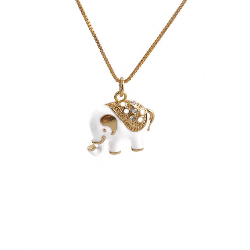 White Elephant Necklace