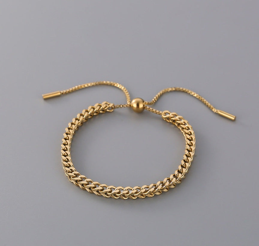 Gold Braided Bracelet