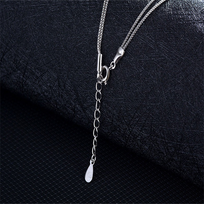 Silver Layered Heart Necklace