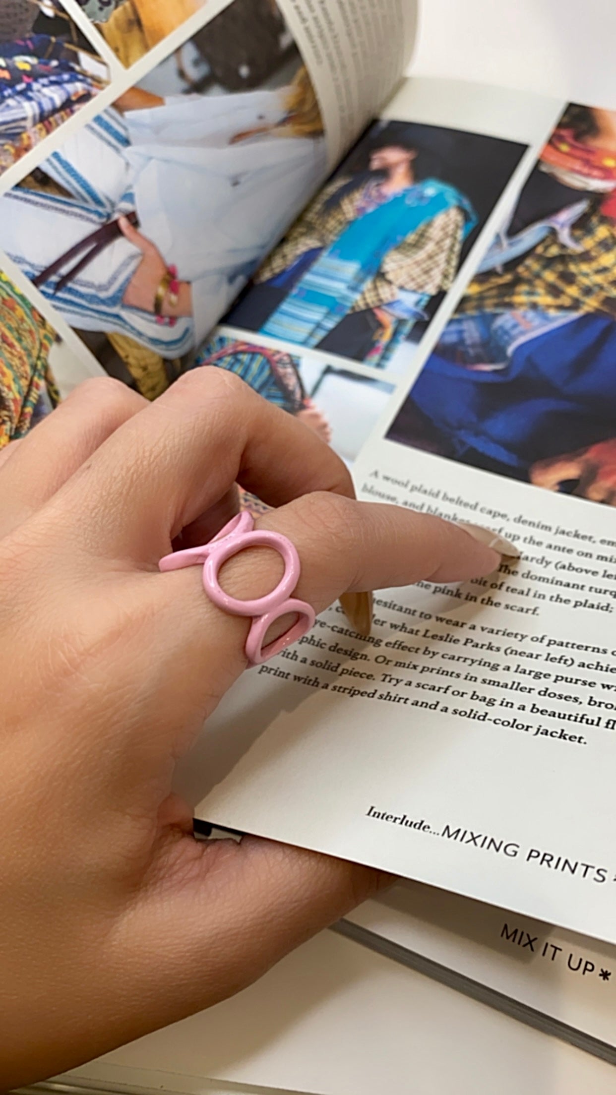 Geometric Circles Ring