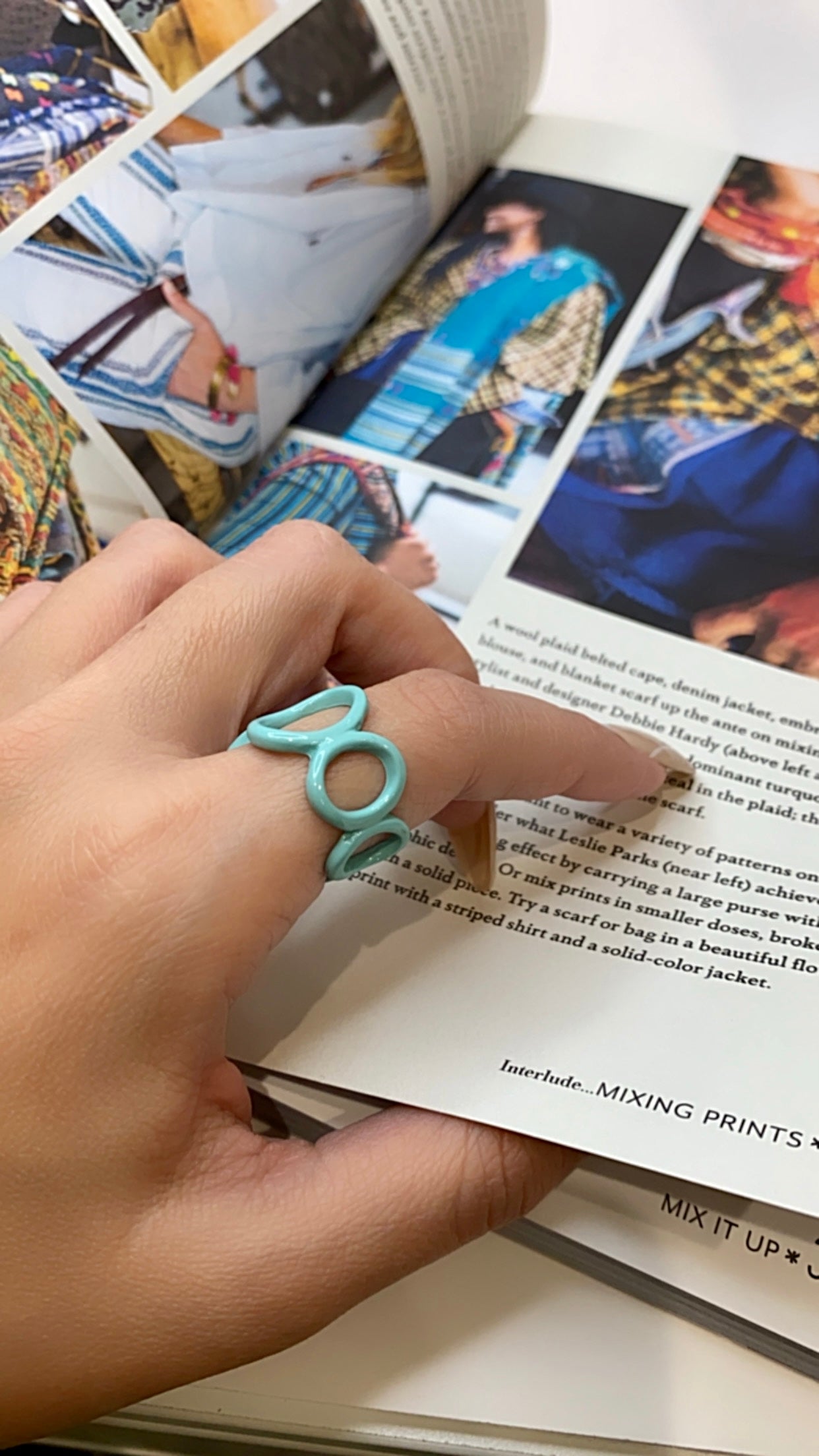 Geometric Circles Ring