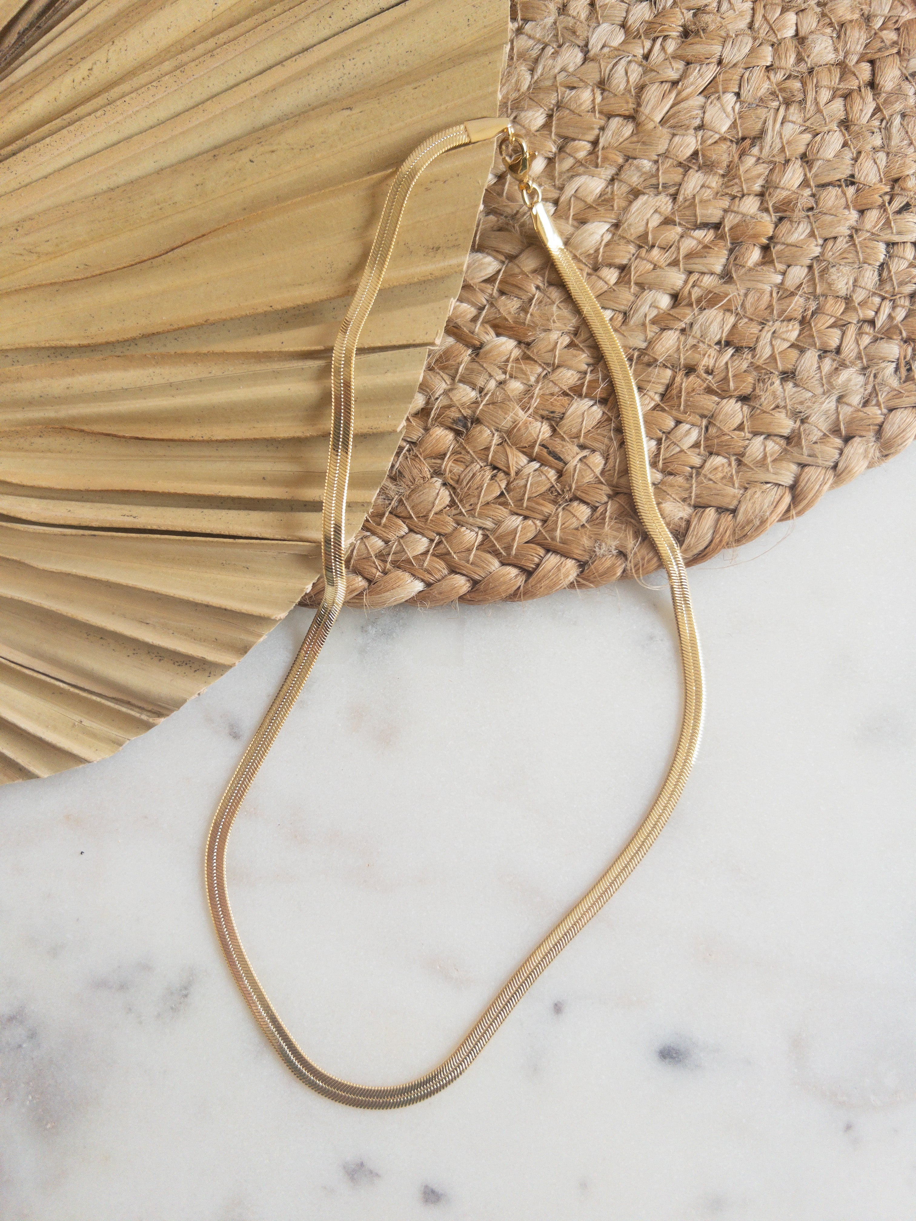 Gold Snake Necklace