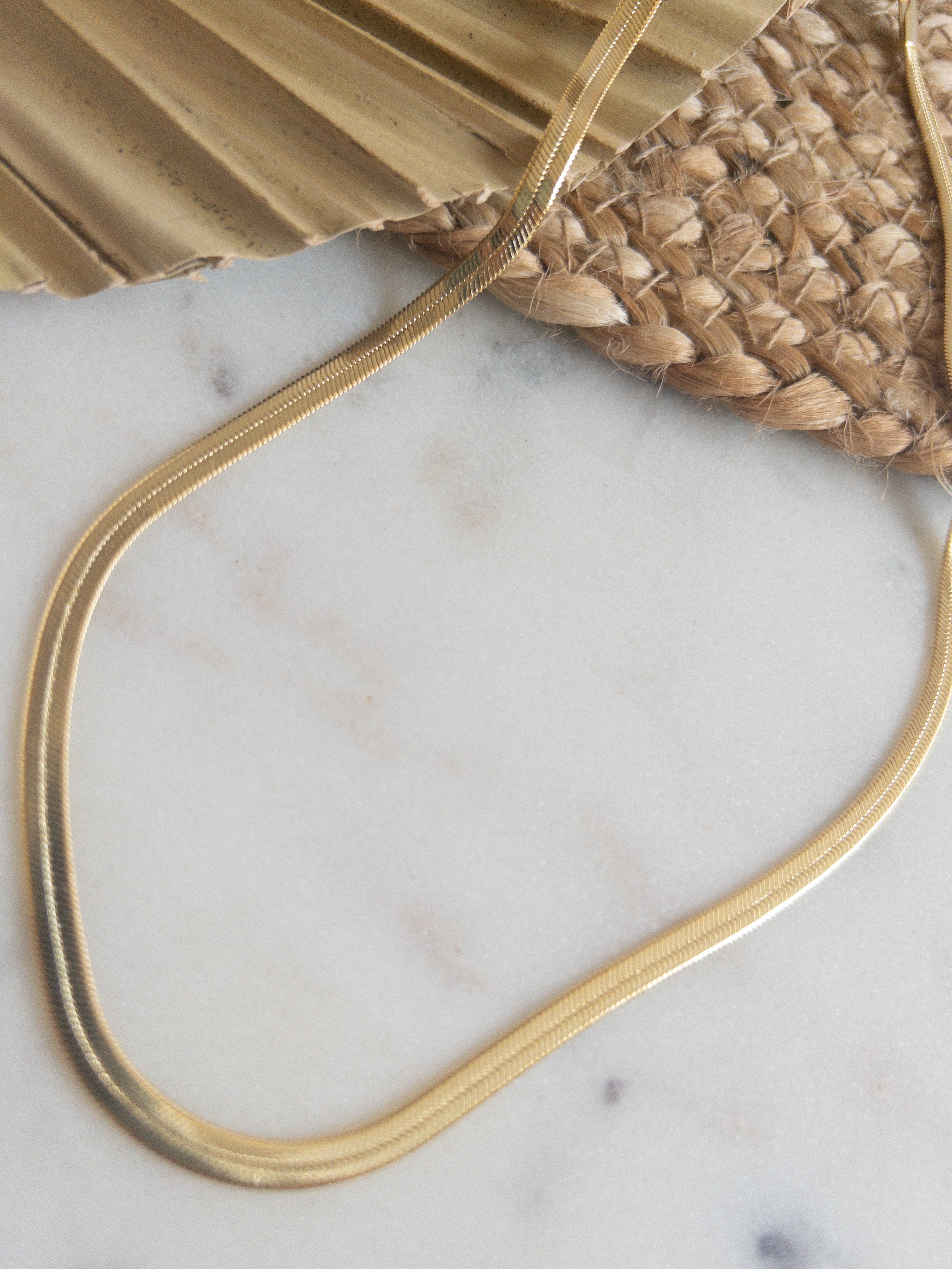 Gold Snake Necklace