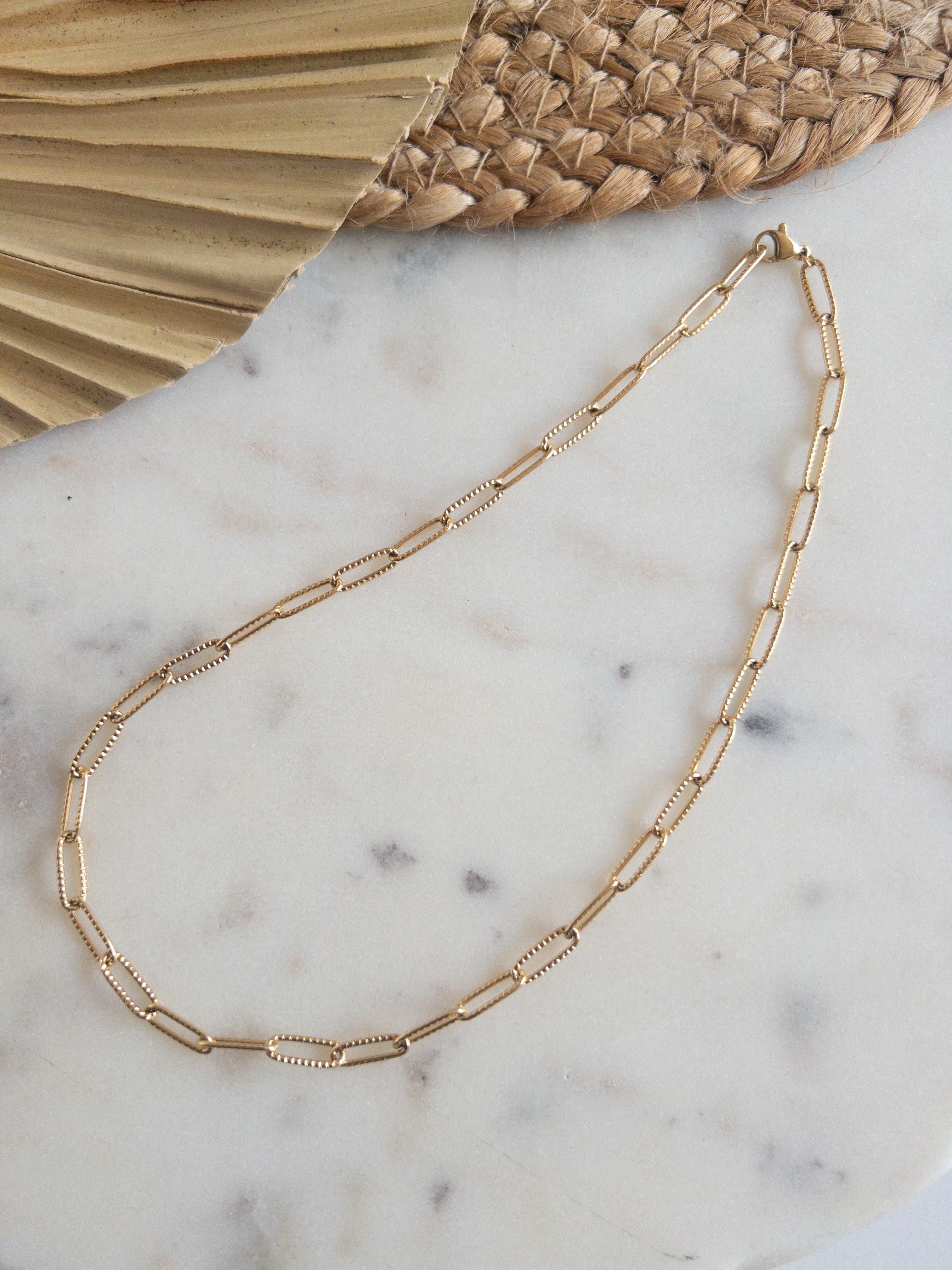 Single Paperclip Necklace