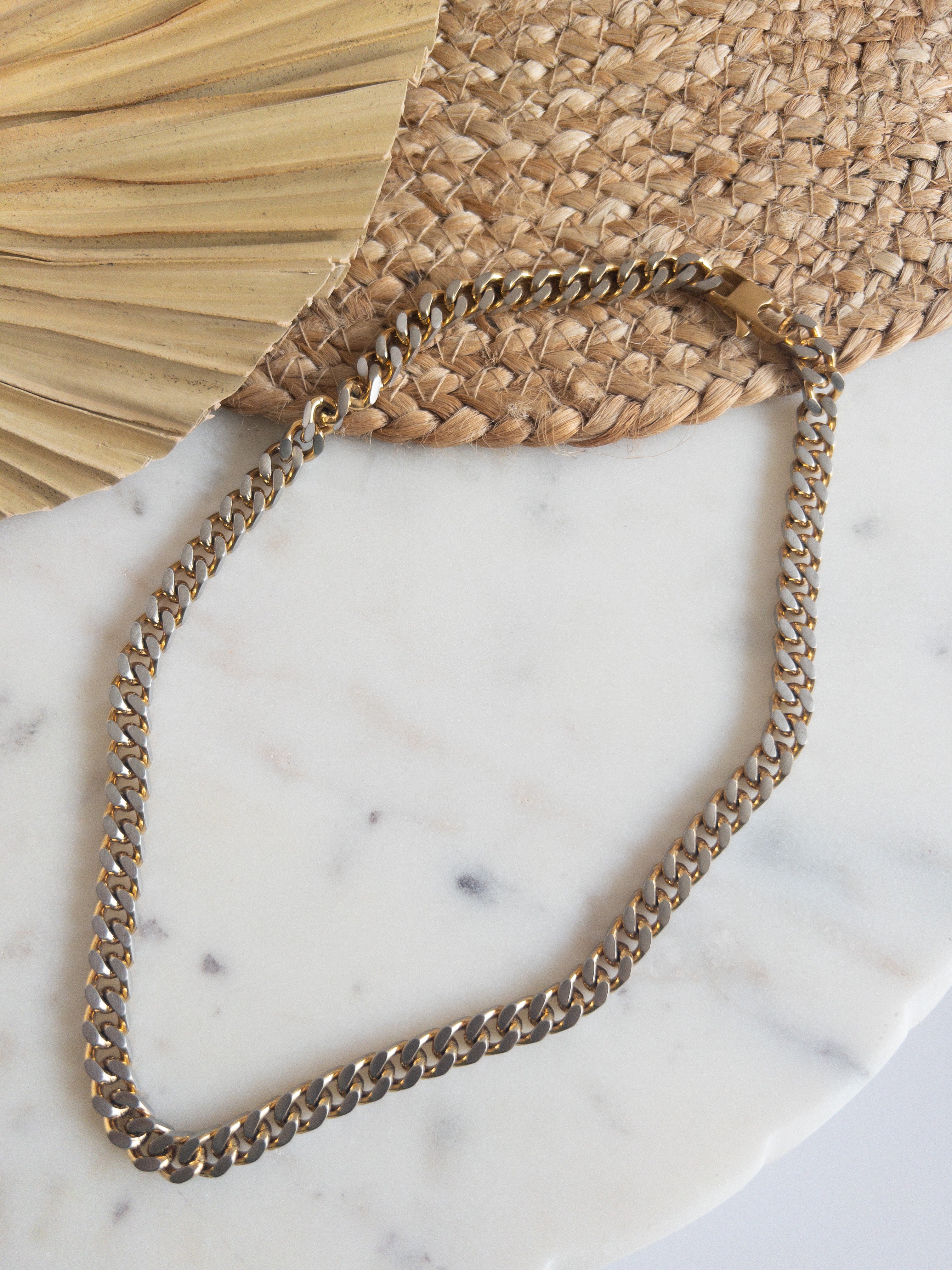 Chunky Two Tone Cuban Link
