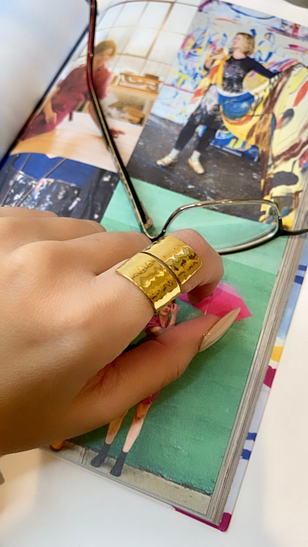 Gold Spiral Ring