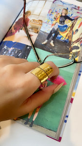 Gold Spiral Ring