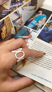 Geometric Circles Ring