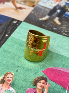 Gold Spiral Ring