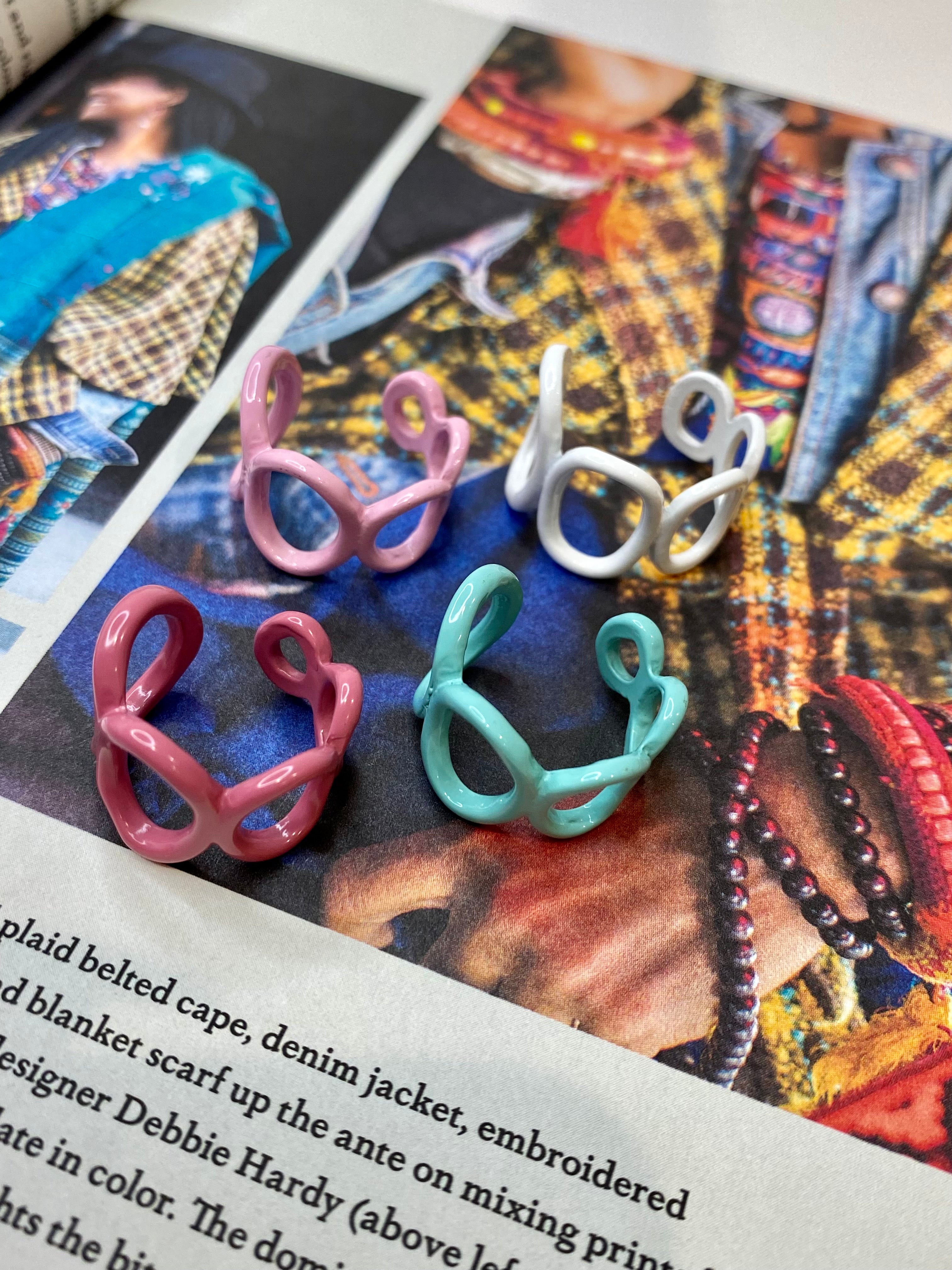 Geometric Circles Ring