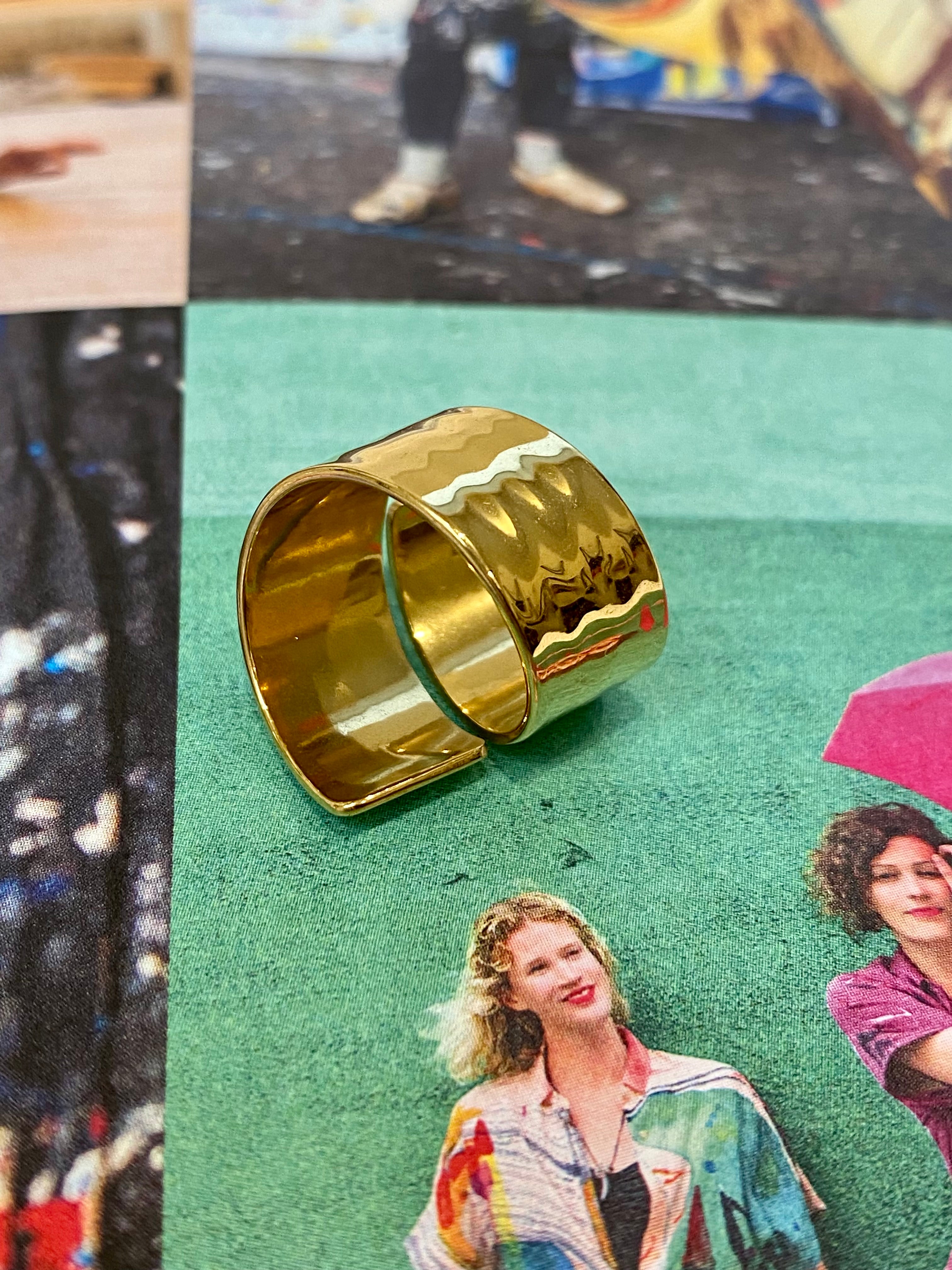 Gold Spiral Ring
