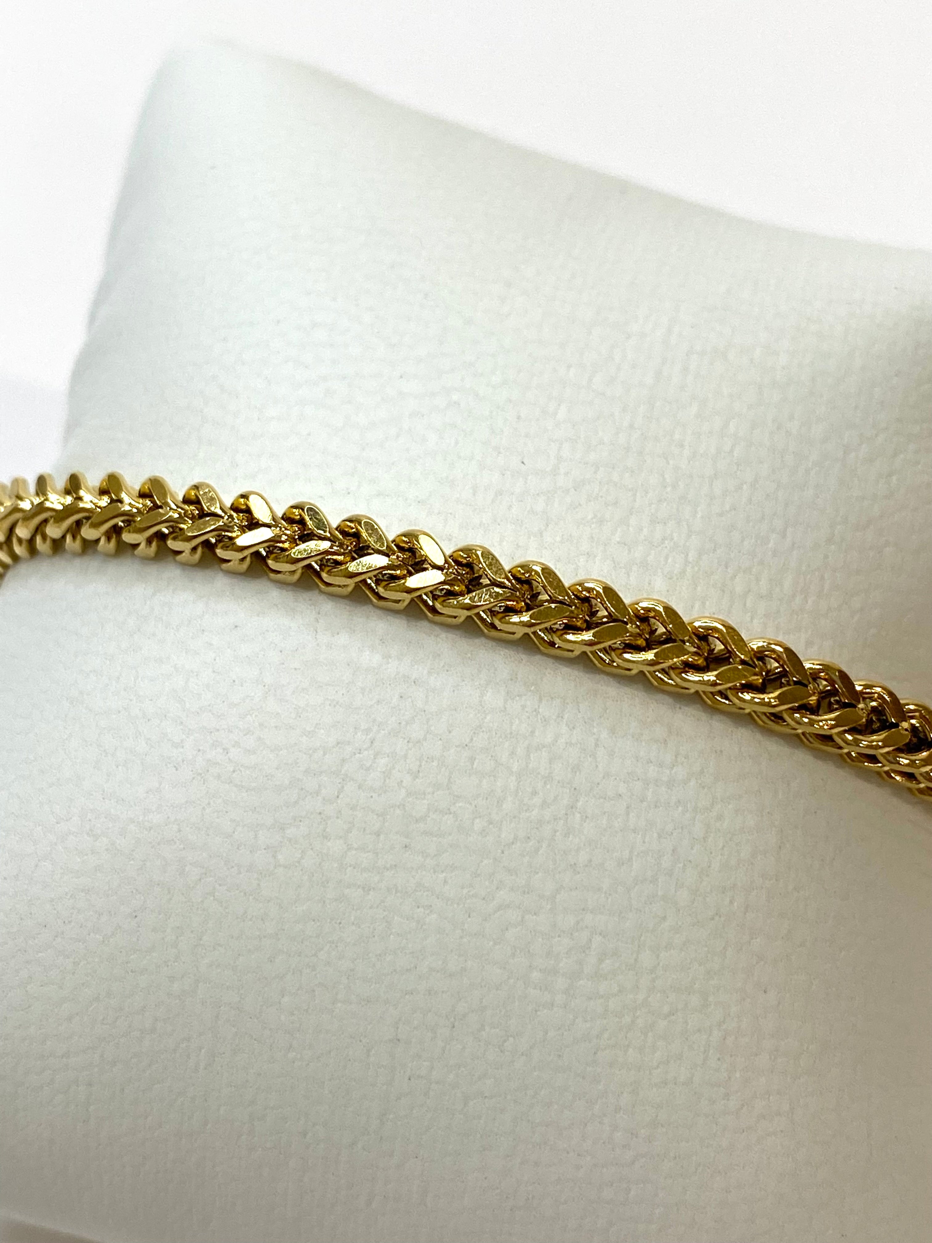 Gold Braided Bracelet