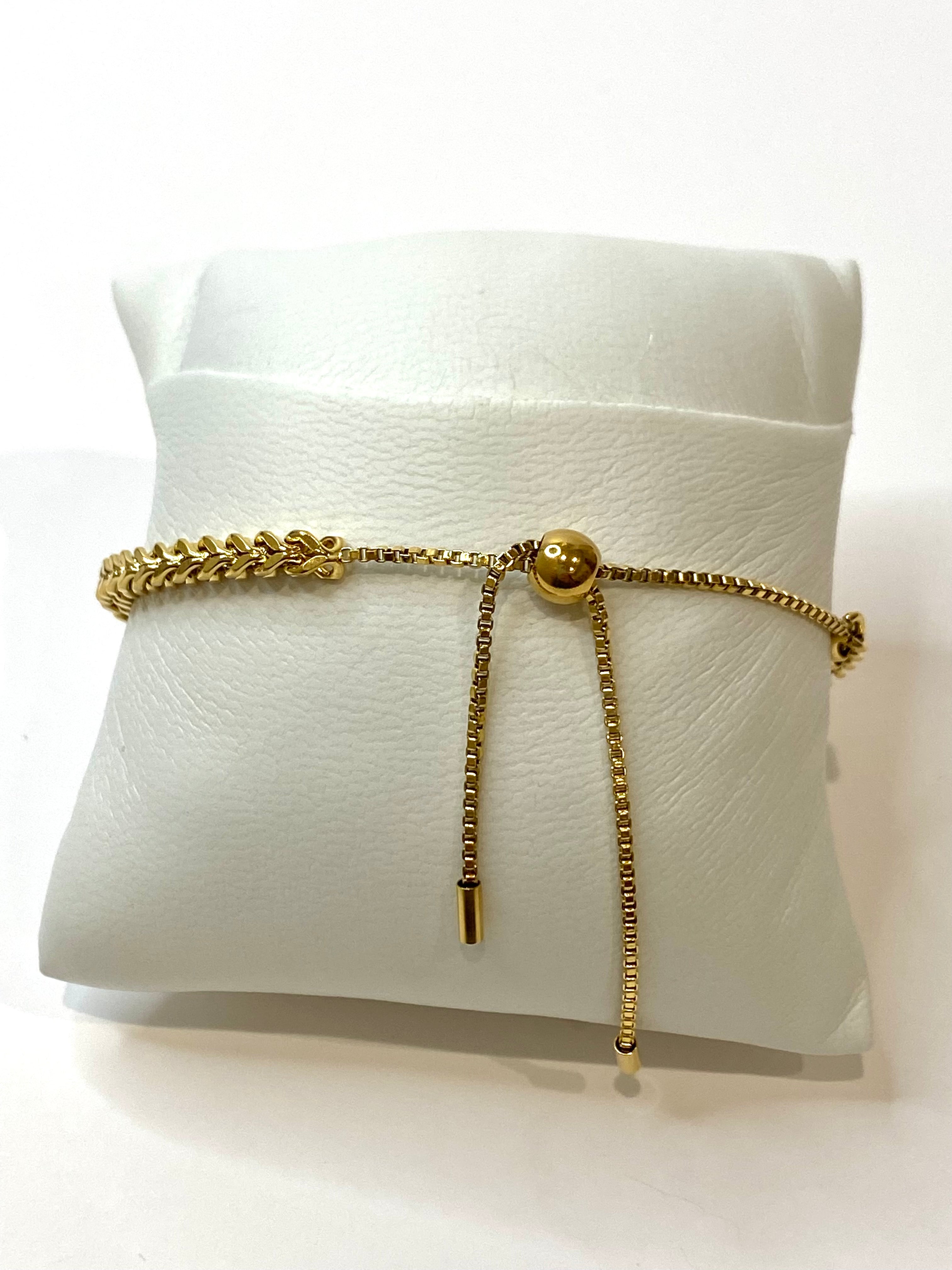Gold Braided Bracelet
