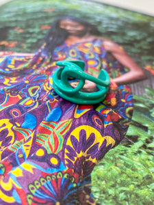 Tiara Teal Ring