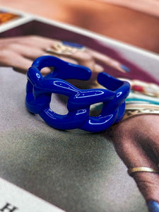 Royal Blue Chain Ring