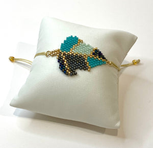 Leaf Beaded Bracelet
