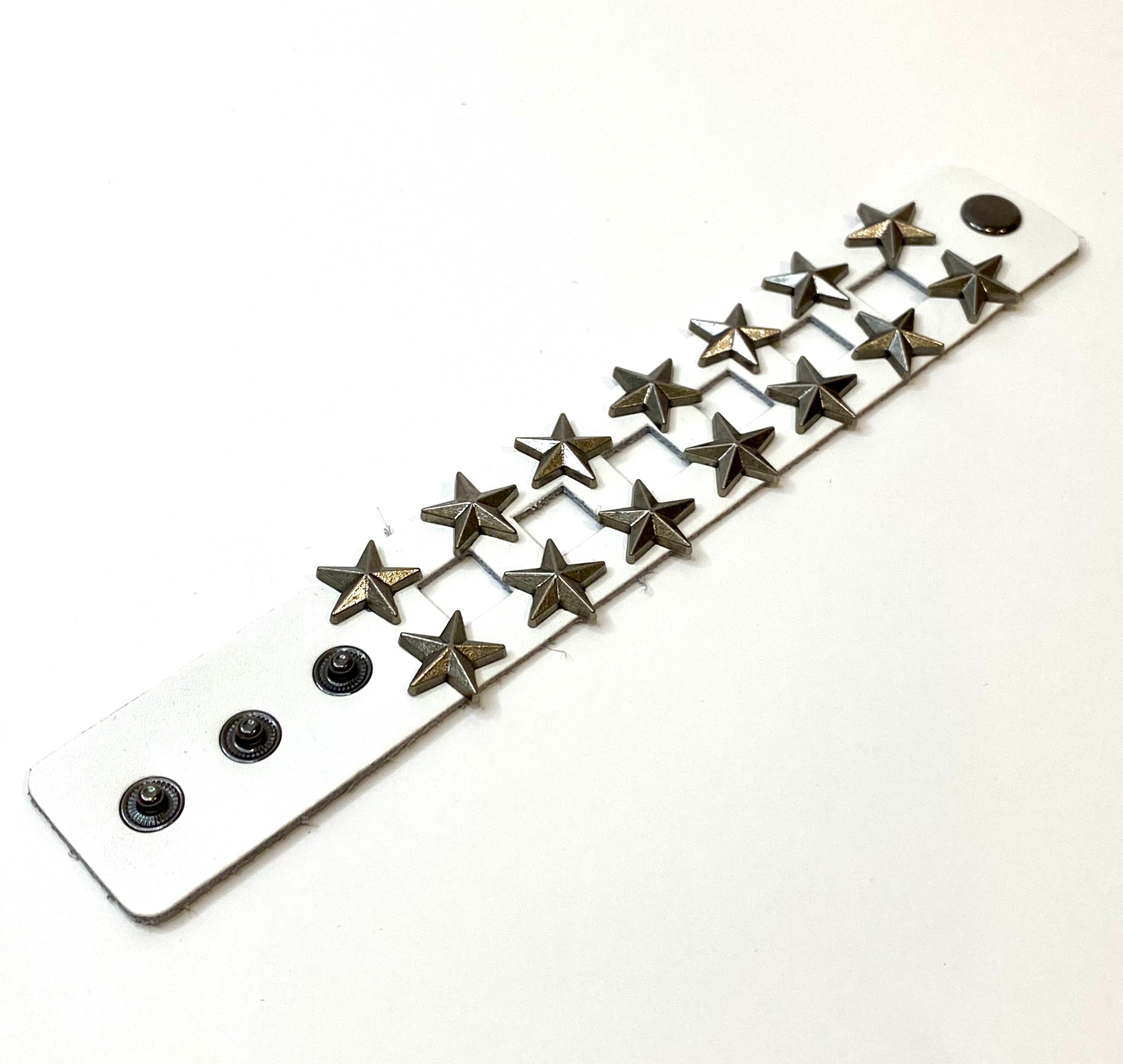 Vegan Leather Star Bracelet