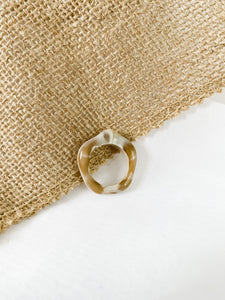 Cafe Con Leche Acrylic Ring