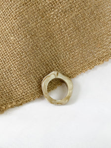 Cafe Con Leche Acrylic Ring