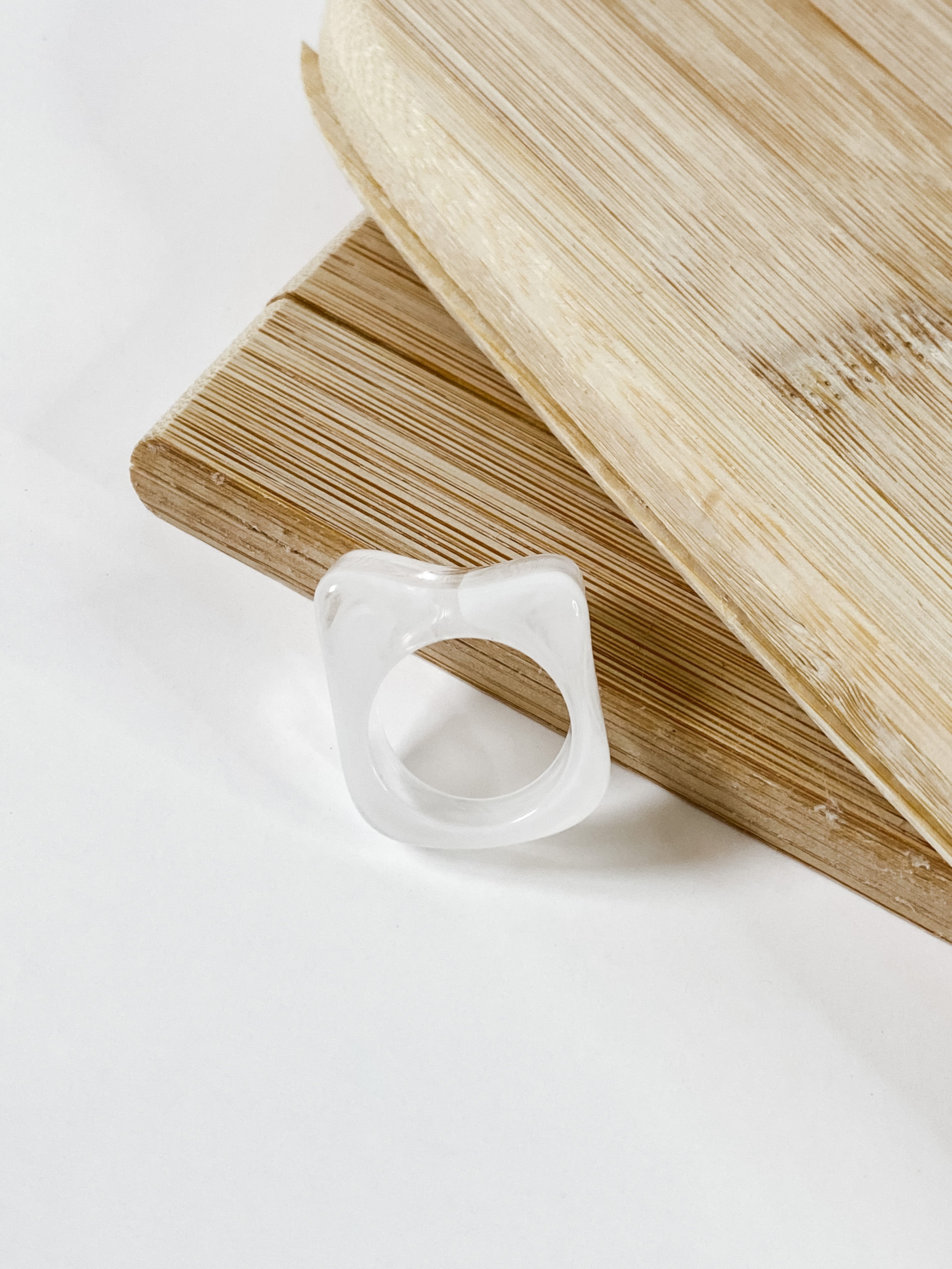 Ice White Ring