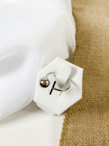 Silver Ball Ring