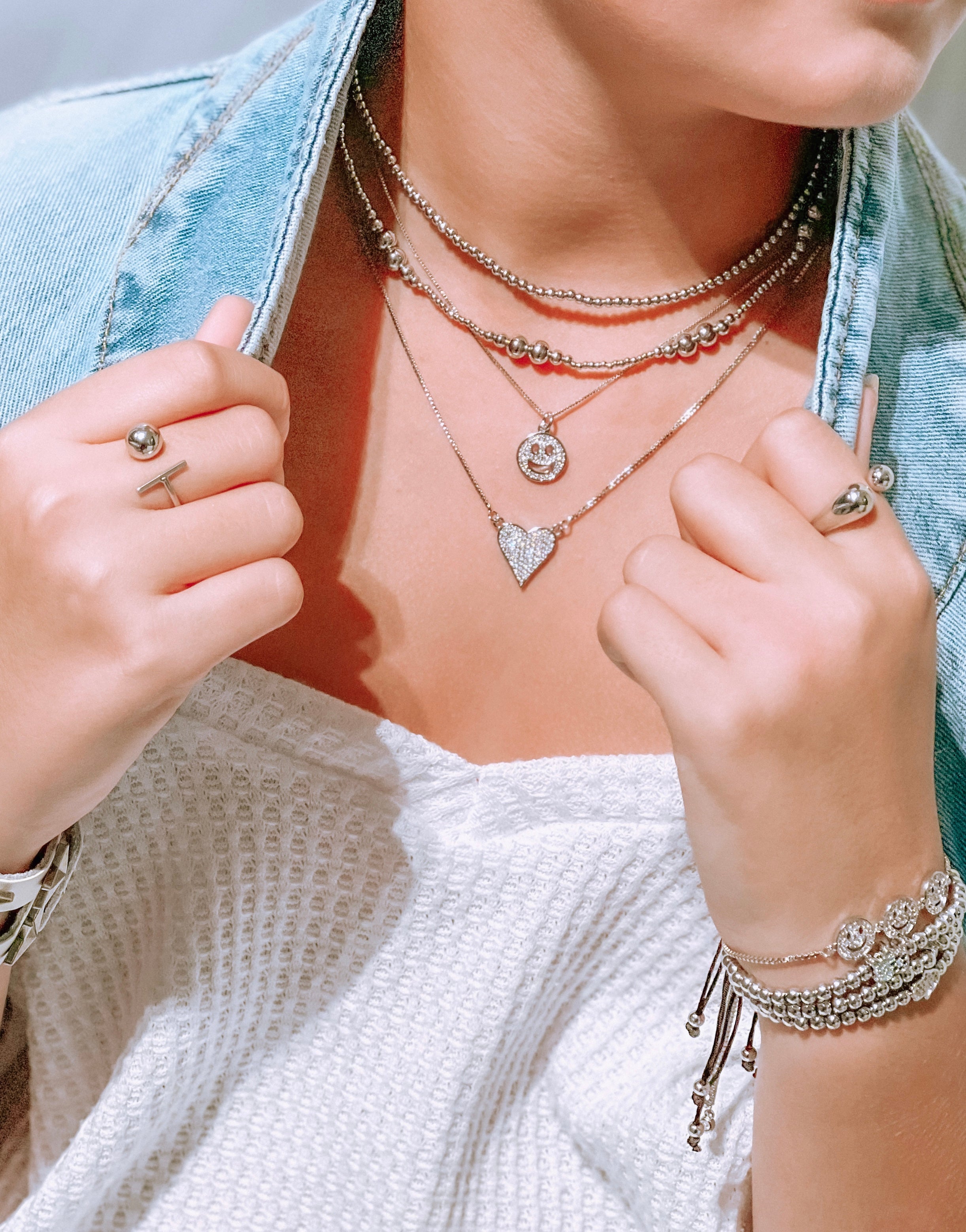Small Star Zirconium Studded Bracelet