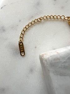 She's a Beauty Gold & Pearl Bracelet