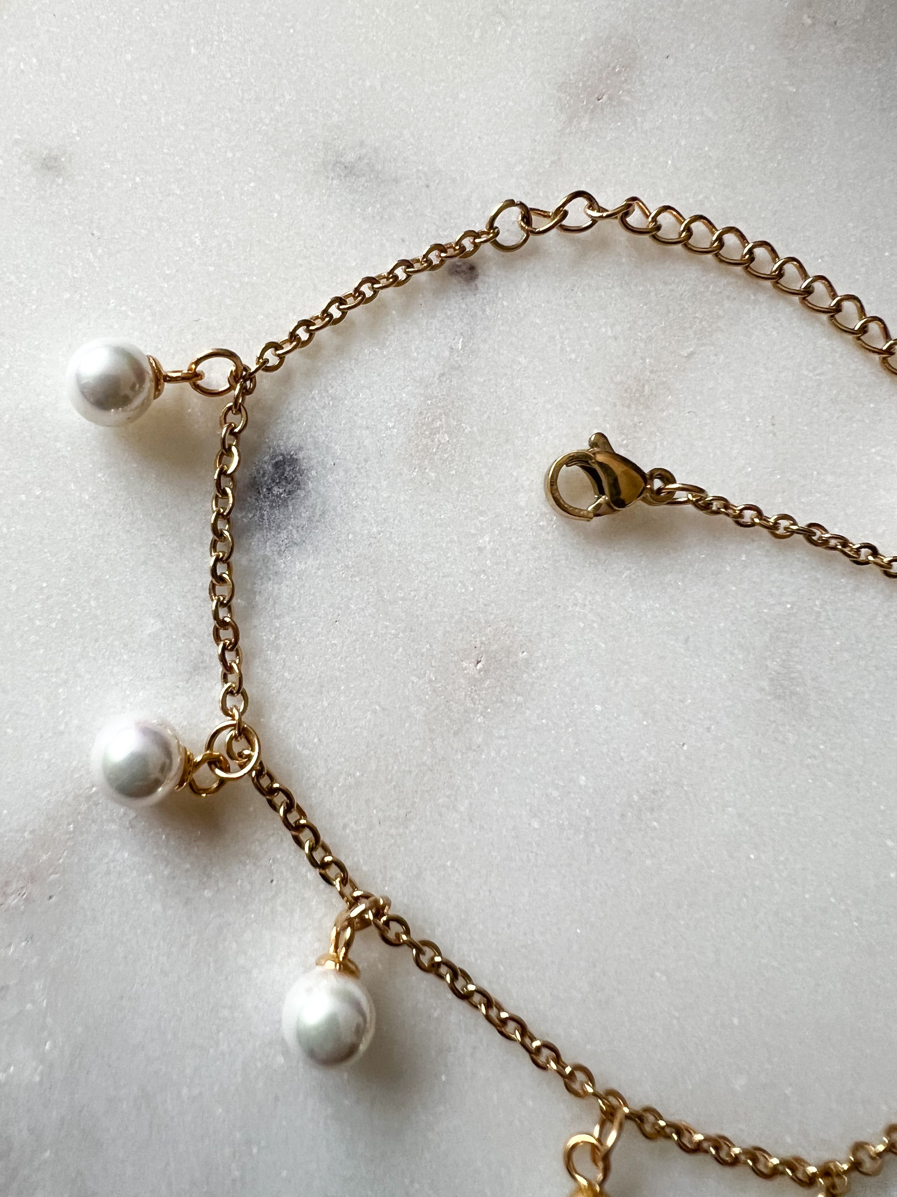 Dainty Multi Pearl Bracelet