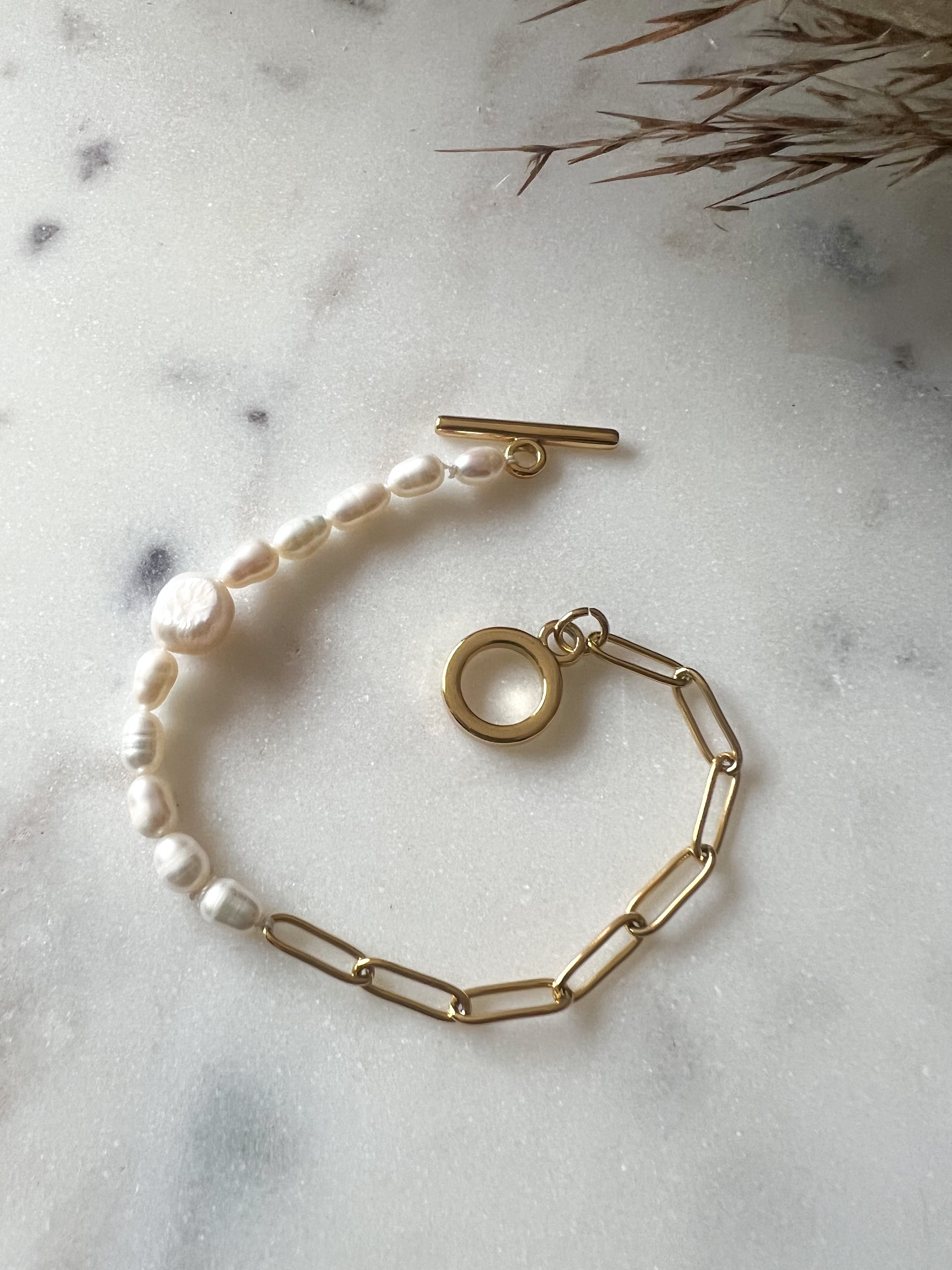 Pearl Lover Gold Bracelet