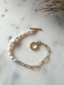 Pearl Lover Gold Bracelet