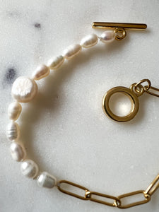 Pearl Lover Gold Bracelet