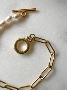 Pearl Lover Gold Bracelet