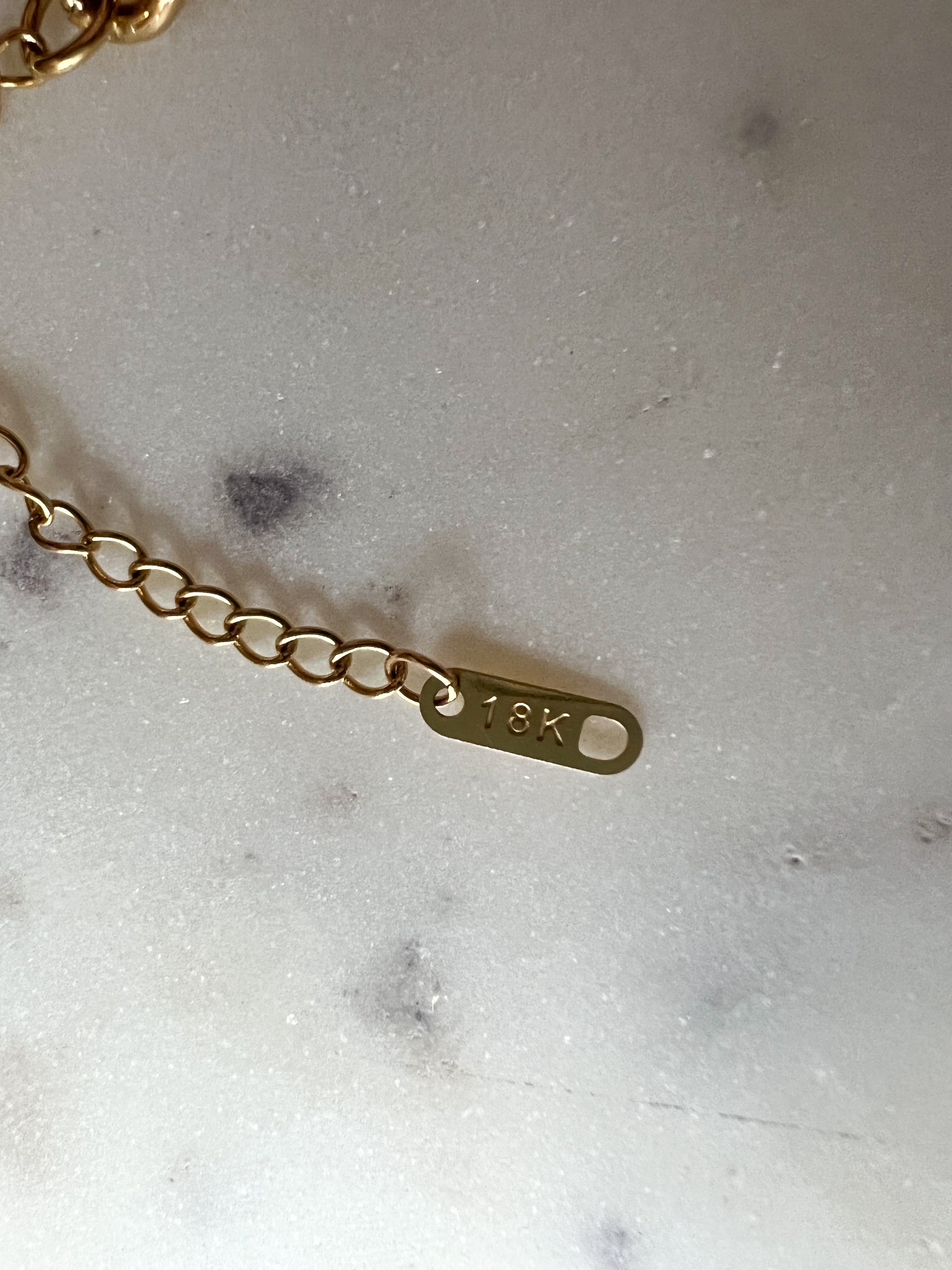 Triple Pearl Gold Bracelet