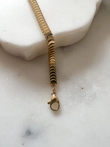 Scalloped Gold Bracelet