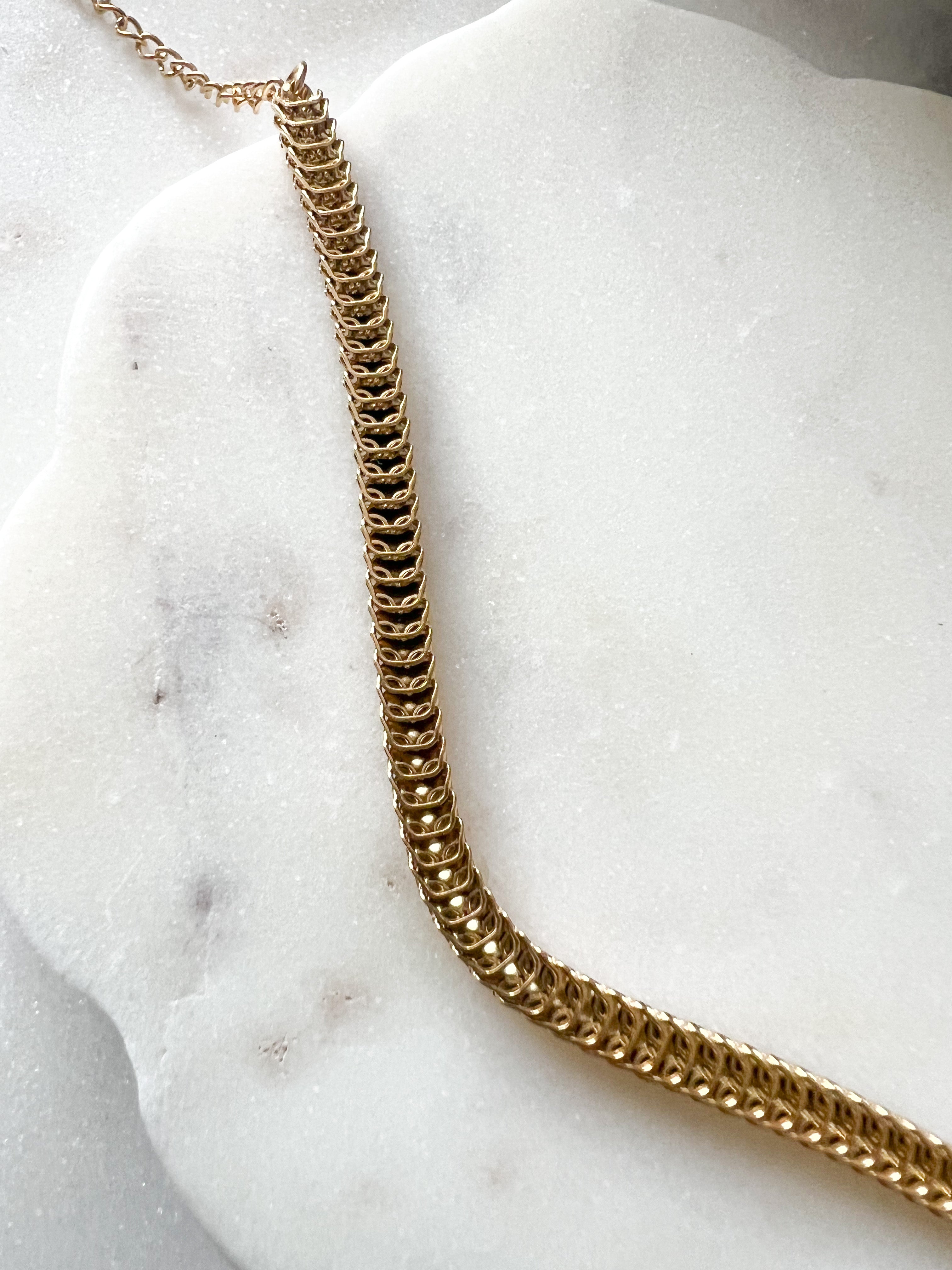 Scalloped Gold Bracelet