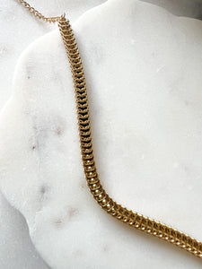Scalloped Gold Bracelet