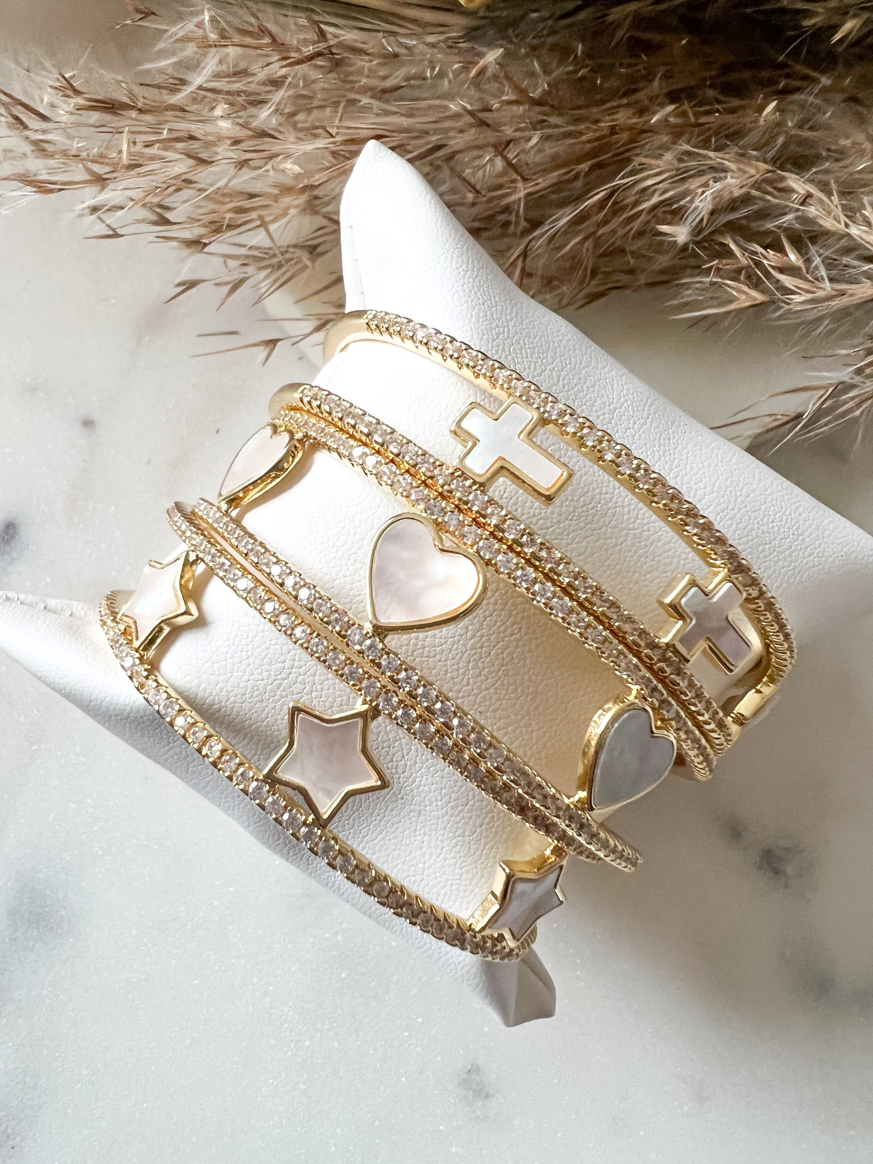 Nacre Star Cuff