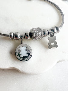 Silver Teddy Bracelet