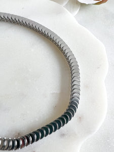 Scalloped Silver Bracelet