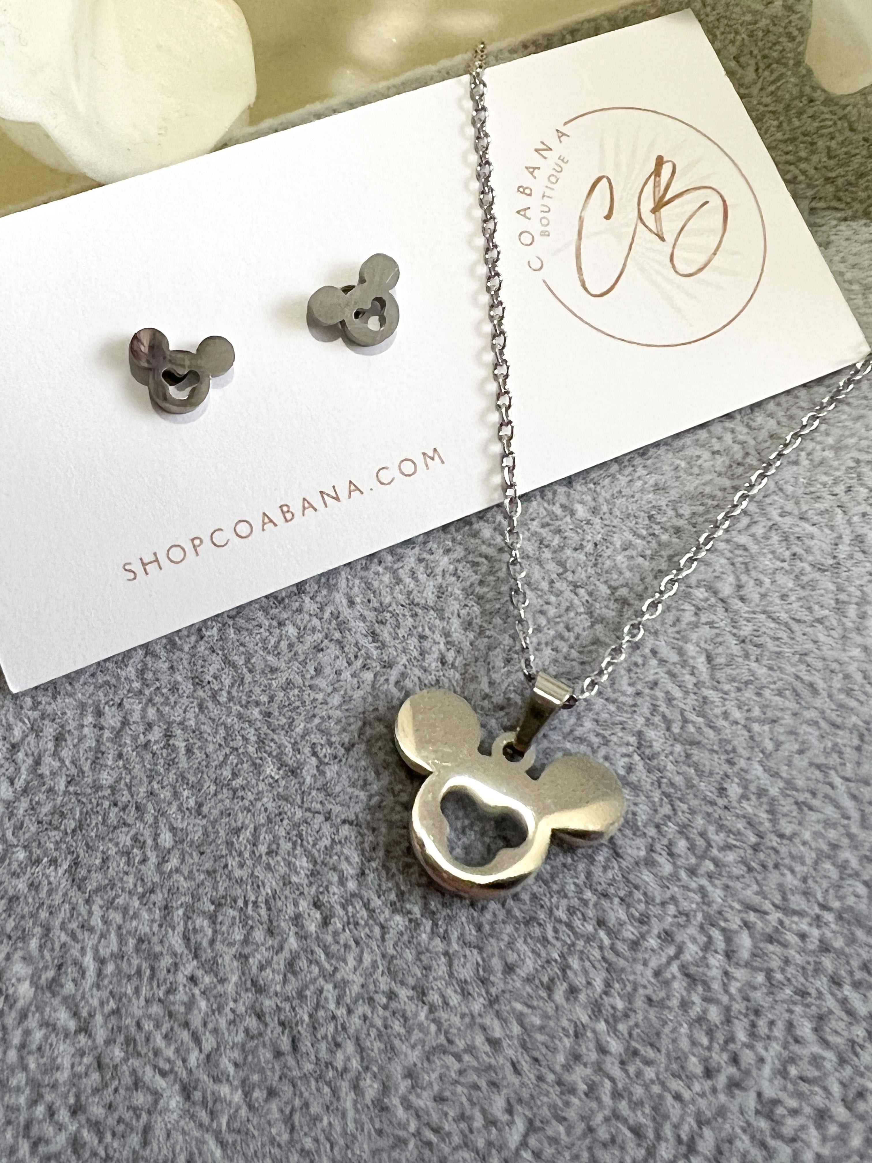 Disney Lover's Necklace Set