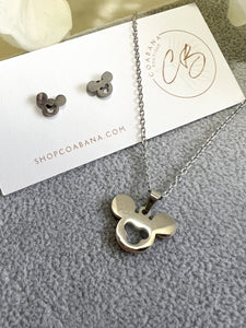 Disney Lover's Necklace Set