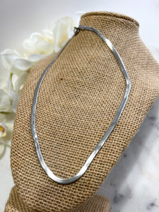 Silver Snake Necklace