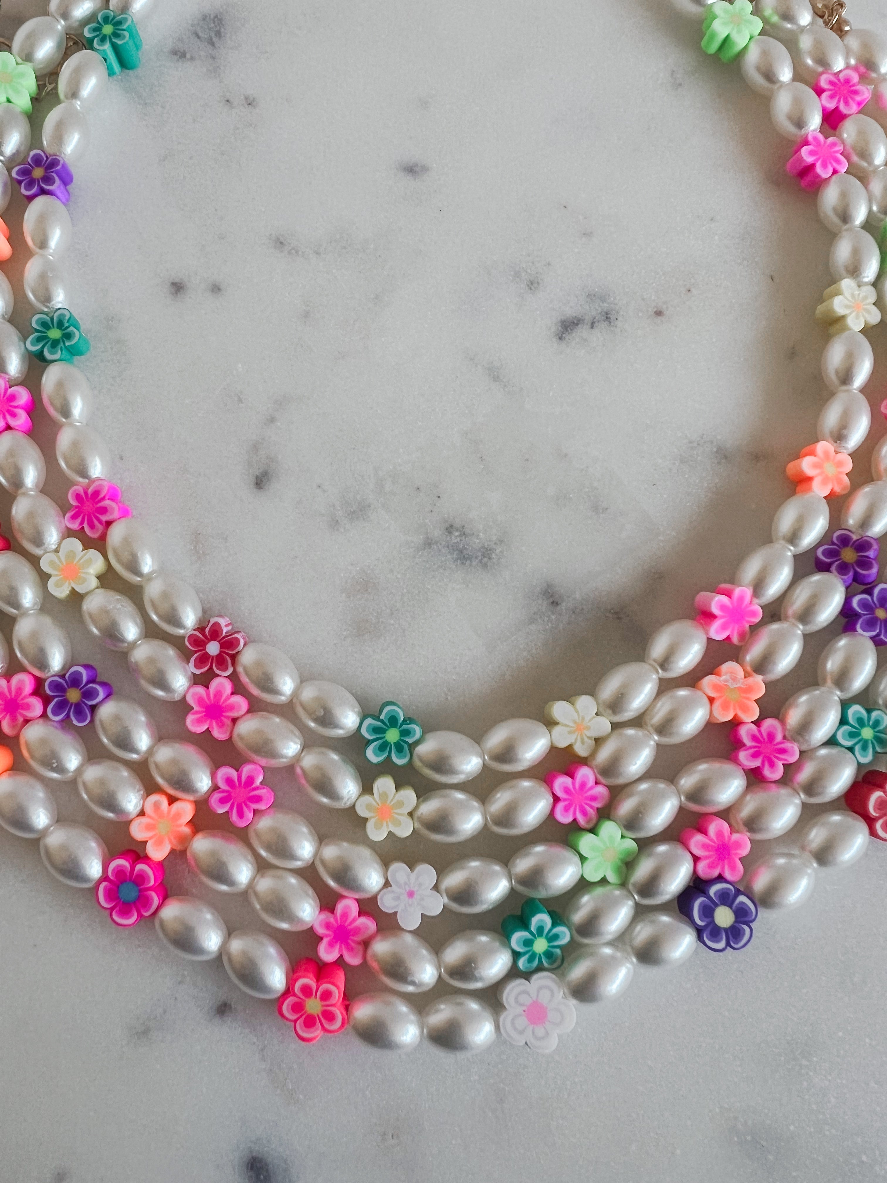 Bold & Bright Pearl Necklace