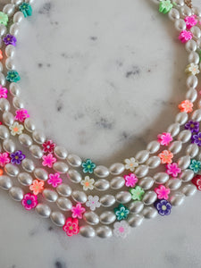 Bold & Bright Pearl Necklace
