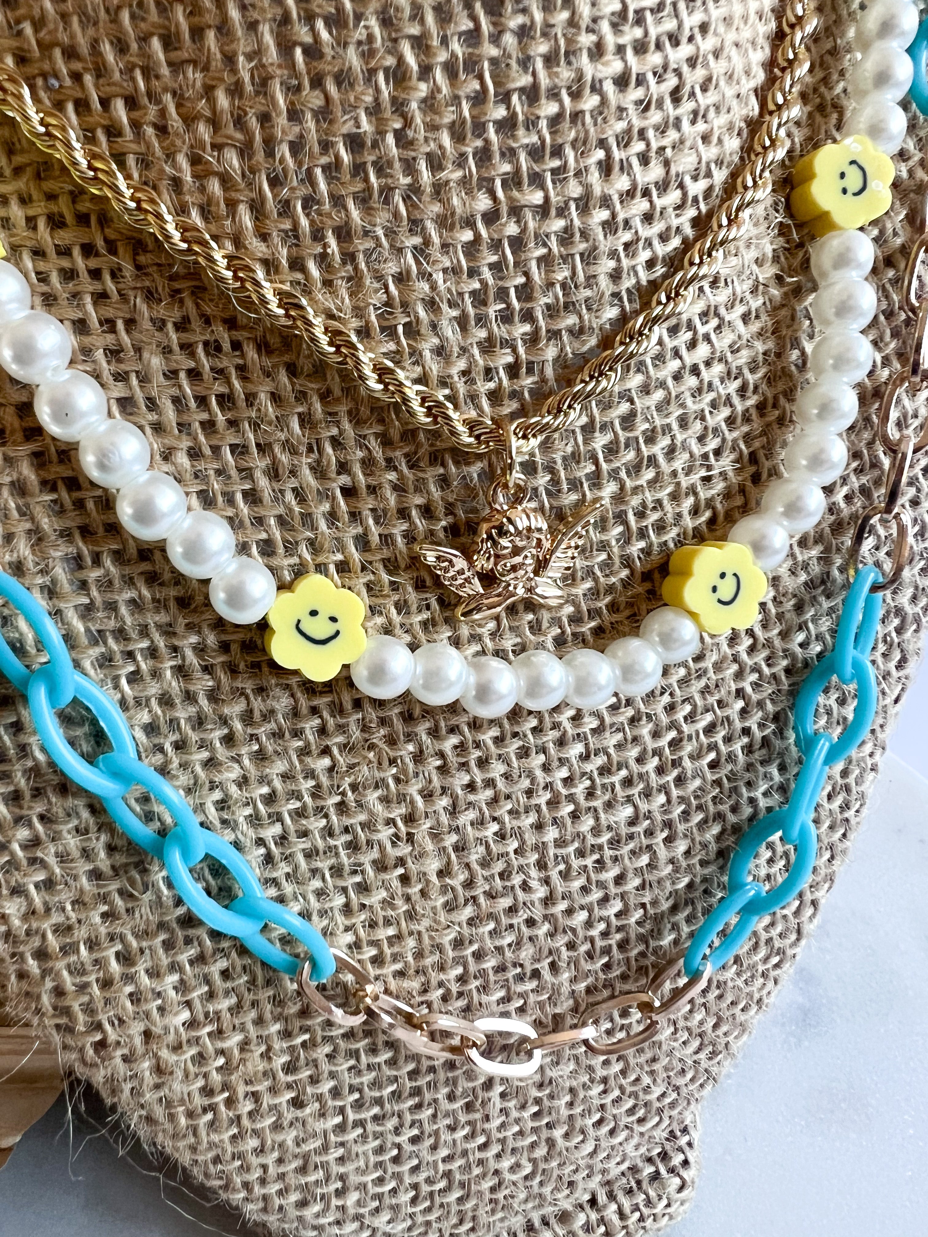 Something Blue Layered Necklace