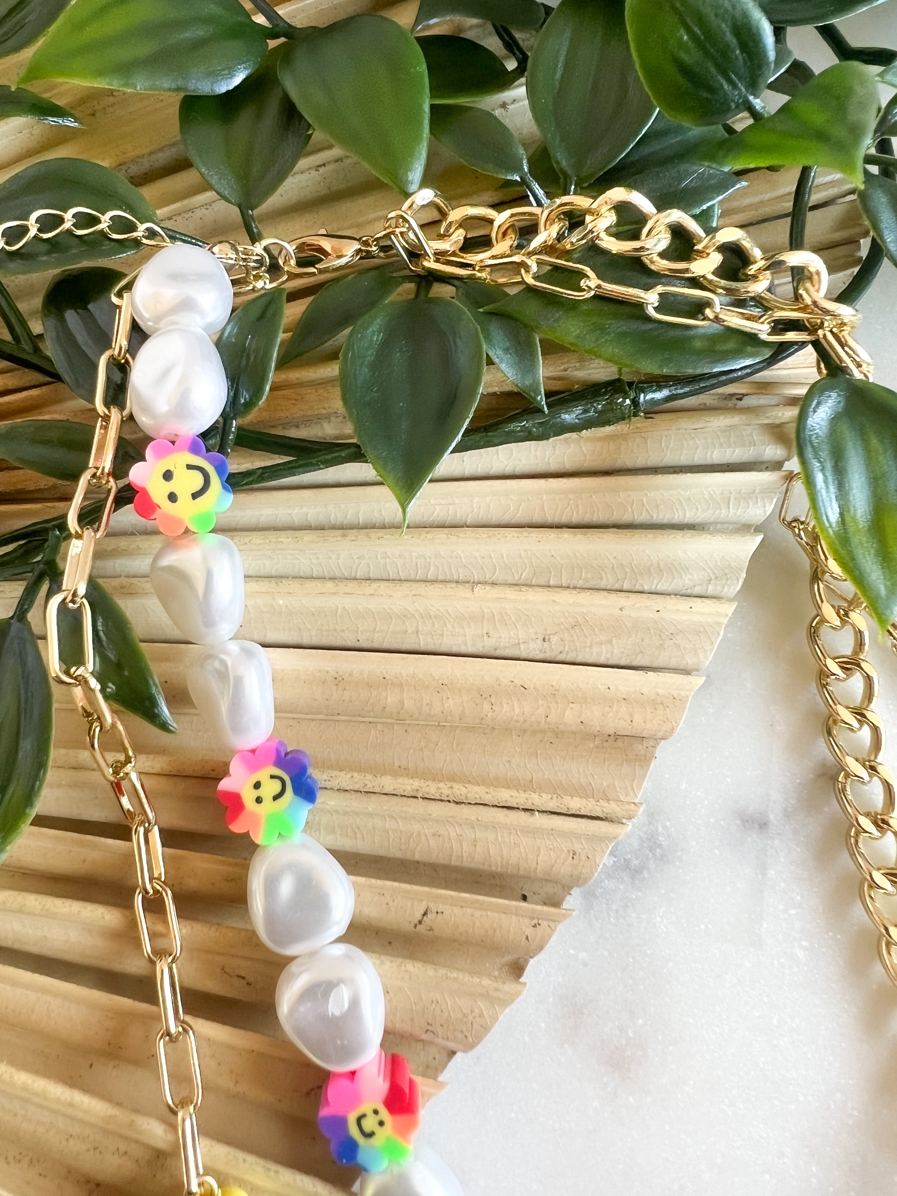 Pop of Green Layered Necklace