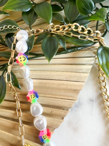 Pop of Green Layered Necklace