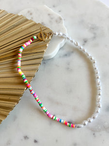 Omega Pearl Necklace
